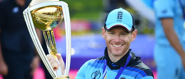 Eoin Morgan trophy