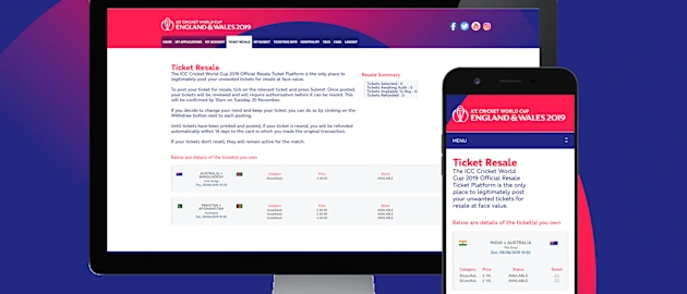 Official Resale Ticket Platform