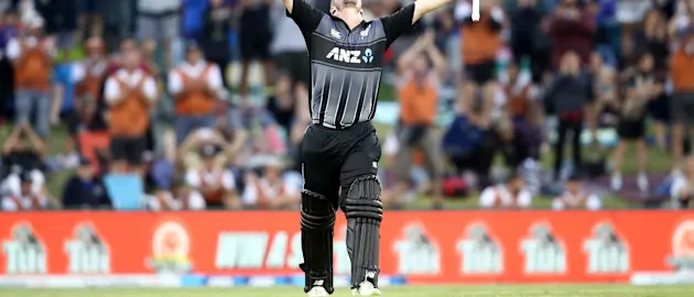 Colin Munro celebrates another hundred