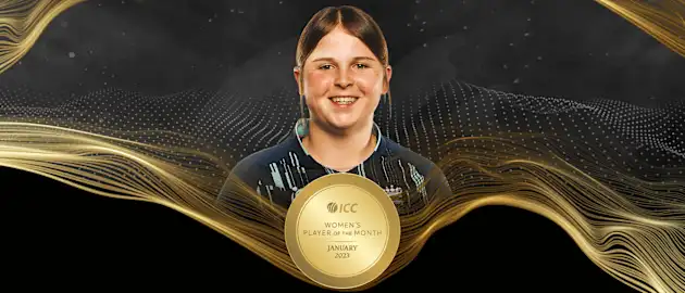 Grace Scrivens - ICC POTM Jan 2023