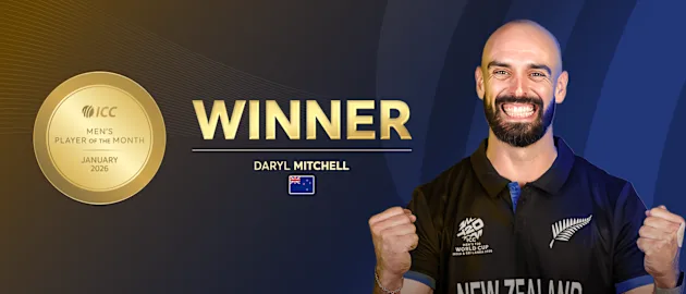 ICC Men’s Player of the Month for January 2026 announced
