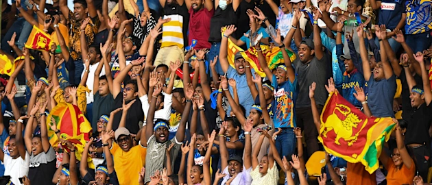 Sri Lanka fans have helped in driving their side to victory