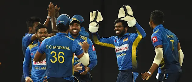 Sri Lanka celebrate