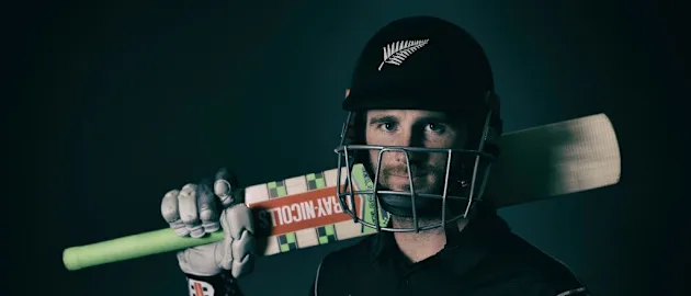 Kane Williamson at CT 2017 photoshoot