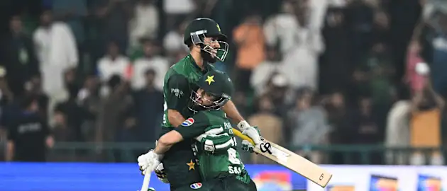 Mohammad Haris scored a blistering ton in the third T20I against Bangladesh