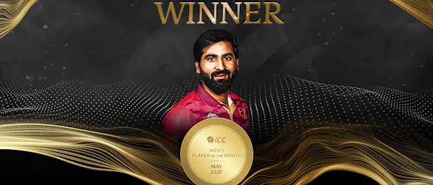 Muhammad Waseem - ICC Men's Player of the Month for May'25