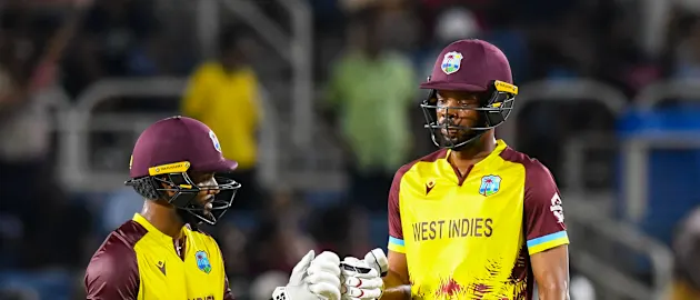 Roston Chase and Shai Hope v Australia T20I