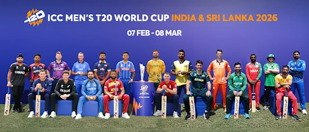 Captains' Photo - ICC Men's T20WC 2026 (Final)