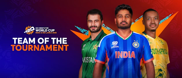 ICC T20 - TEAM OF THE TOURNAMENT - 21x9