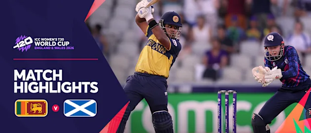 Sri Lanka outlast spirited Scotland | Match Highlights | Women's T20WC 2026