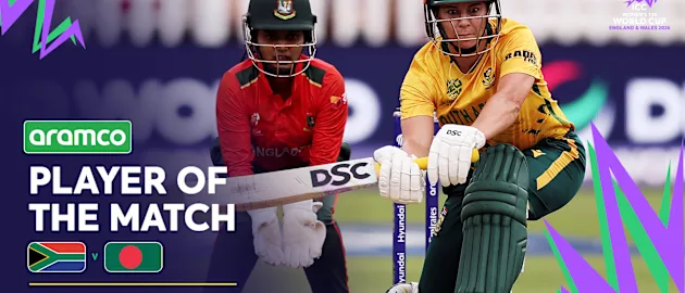 Marizanne Kapp stands out in a low-scoring thriller | Aramco POTM Highlights | Women's T20WC 2026
