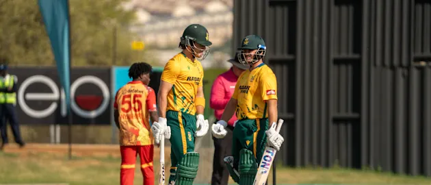 Dewald Brevis' whirlwind fifty took South Africa home against Zimbabwe