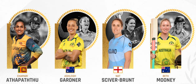 Nominees for Rachael Heyhoe Flint Trophy for ICC Women's Cricketer of the Year 2023