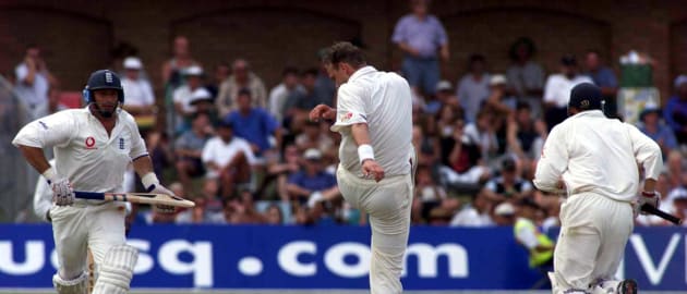 Allan Donald could not hide his frustration after Nasser Hussain was dropped by Mark Boucher