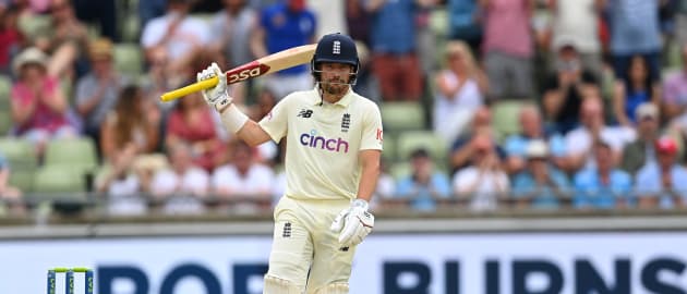 Burns, Lawrence half-centuries help keep England afloat