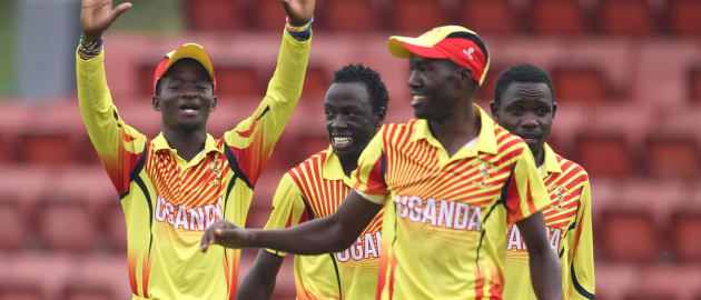 Uganda bowl Denmark out for just 129 in just 29 overs