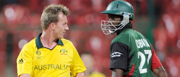 Collins Obuya's 98* against Australia at the 2011 Cricket World Cup is a prime example of his ability