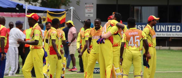 Uganda beat Zimbabwe by five wicket. Picture Credit: Cricket Uganda
