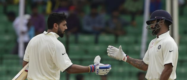 Murali Vijay and Shikhar Dhawan formed a solid opening pair for India