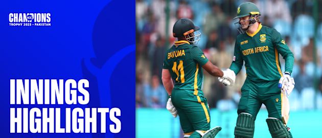 Rickelton puts Proteas in command | Innings Highlights | Champions Trophy