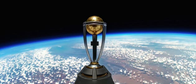 ICC Men's CWC Trophy In Space