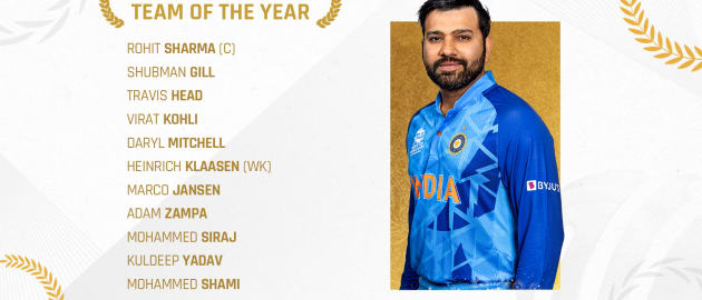 World Cup finalists feature in Men's ODI Team of the Year