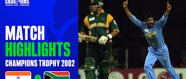 India v South Africa | Match Highlights | 2002 Champions Trophy