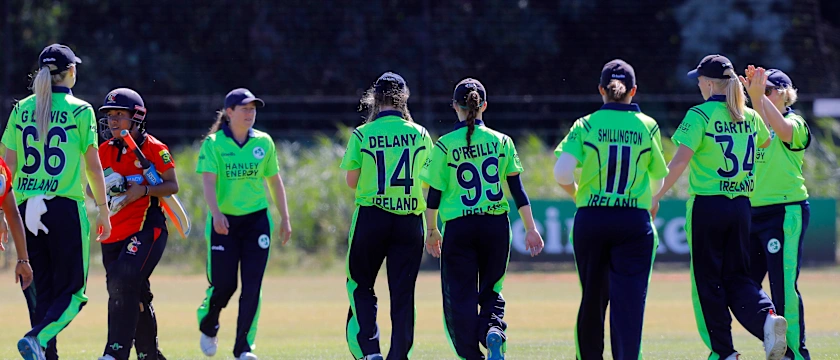 Ireland celebrate a wicket, VOC, Rotterdam, 5th July 2018