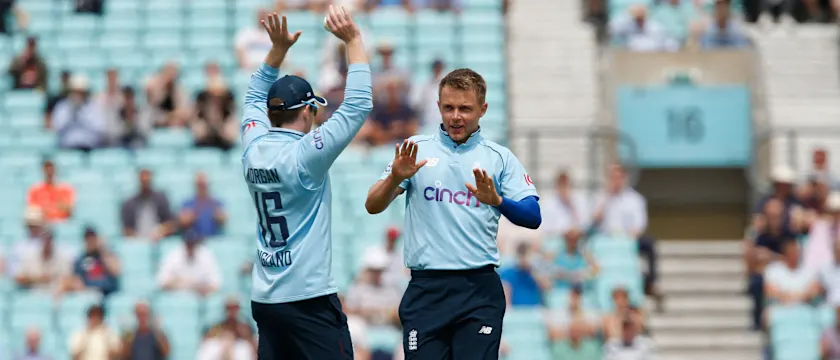 Eoin Morgan and Sam Curran