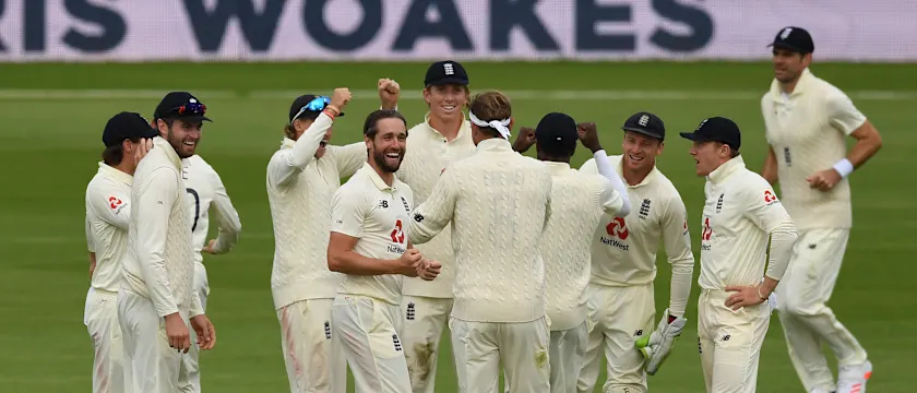 England celebrate