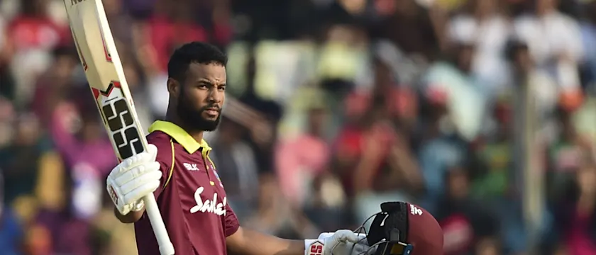 Shai Hope scored 297 runs in three games in the bilateral series against Bangladesh in Dec 2018