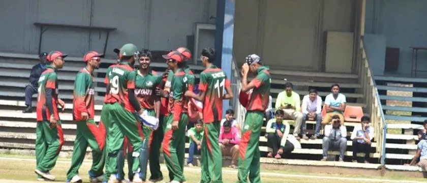 Kenya celebrate on day 1