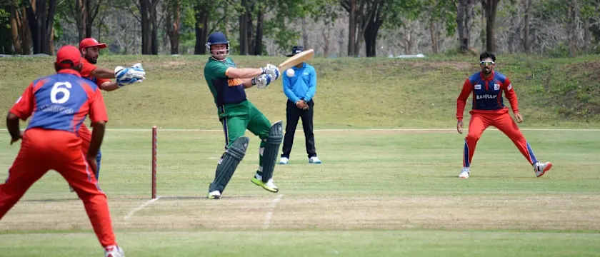 Saudi Arabia made it two wins out of two as they made up for lost time after a delayed start to beat Bahrain by six wickets at Royals