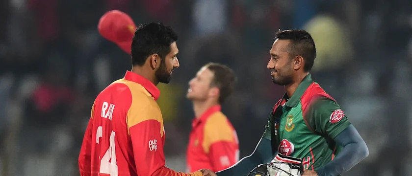 Sikander Raza claimed three-for, but Bangladesh claimed the honours