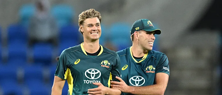 Spencer Johnson and Xavier Bartlett T20I 