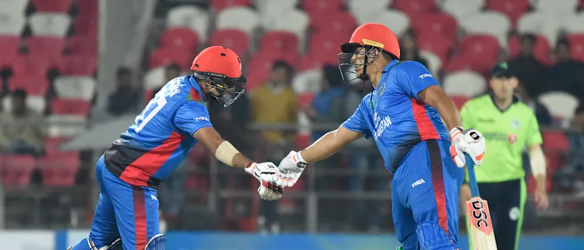 Hazratullah Zazai and Usman Ghani