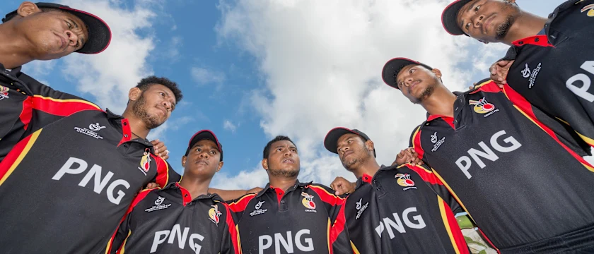 Papua New Guinea's side at the U19 World Cup