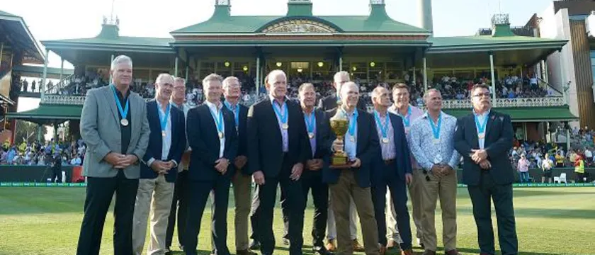 Australia won the fourth edition of the tournament staged in India and Pakistan beating England by seven runs in the final.