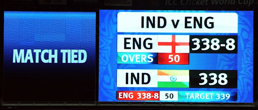 The highest scoring tie in World Cup history.