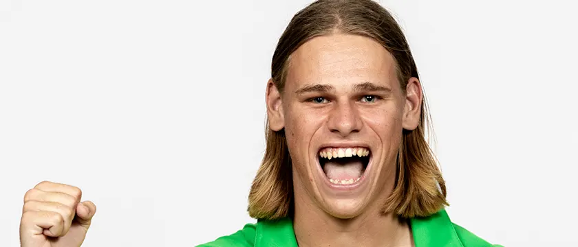 Australian captain Cooper Connolly in their playing shirt