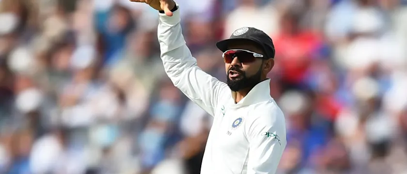 Kohli mic drop