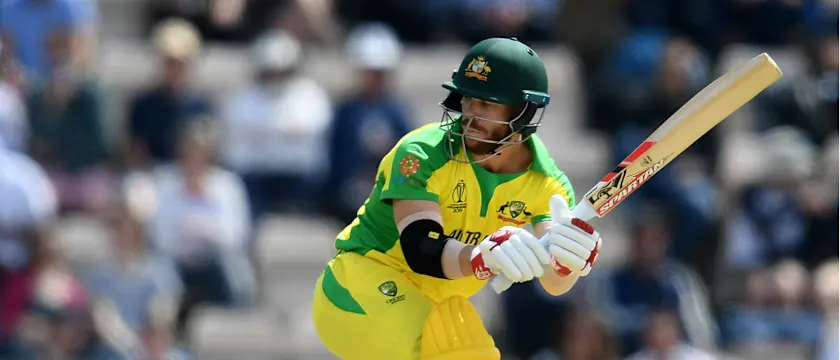 David Warner looks set for a big score after his fluent 43 against England