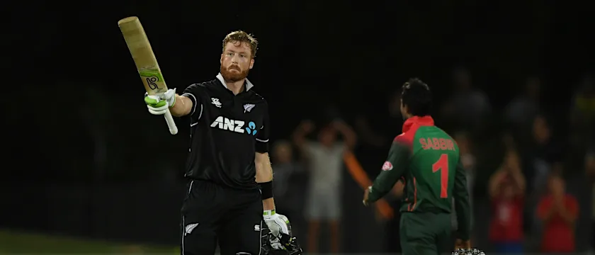 Martin Guptill dominated Bangladesh last time they toured.