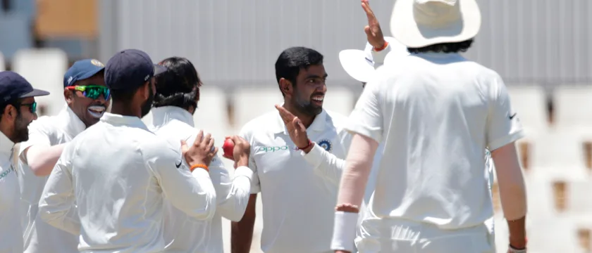 Ashwin had dismissed Elgar in the second Test in South Africa's home Test series in 2018