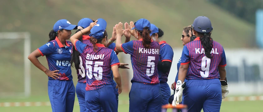 Nepal sealed a big nine-wicket win over Qatar
