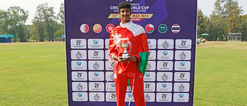 Oman went to the top of Group B ahead of Hong Kong China on net run-rate