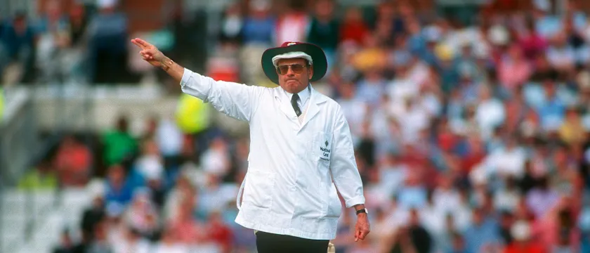 Mary Brito on getting Dickie Bird to officiate: We are old friends, so I just rang him up before the 1982 World Cup and said, ‘Dickie, how are you doing? Would you care to come to do our World Cup?