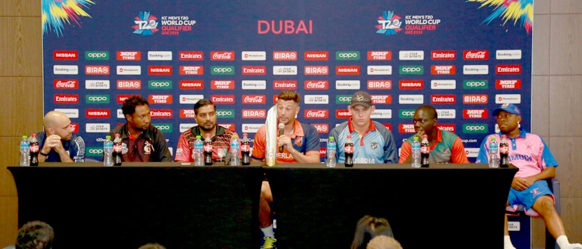 ICC Men’s T20 World Cup Qualifier Trophy Press Conference - 12th October 2019