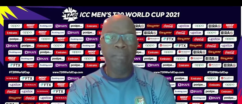 Pre-match-PC-Ottis-Gibson-Bangladesh-26-10-2021_Moment