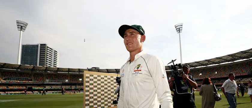 Marnus Labuschagne, who scored 185, was adjudged Player of the Match